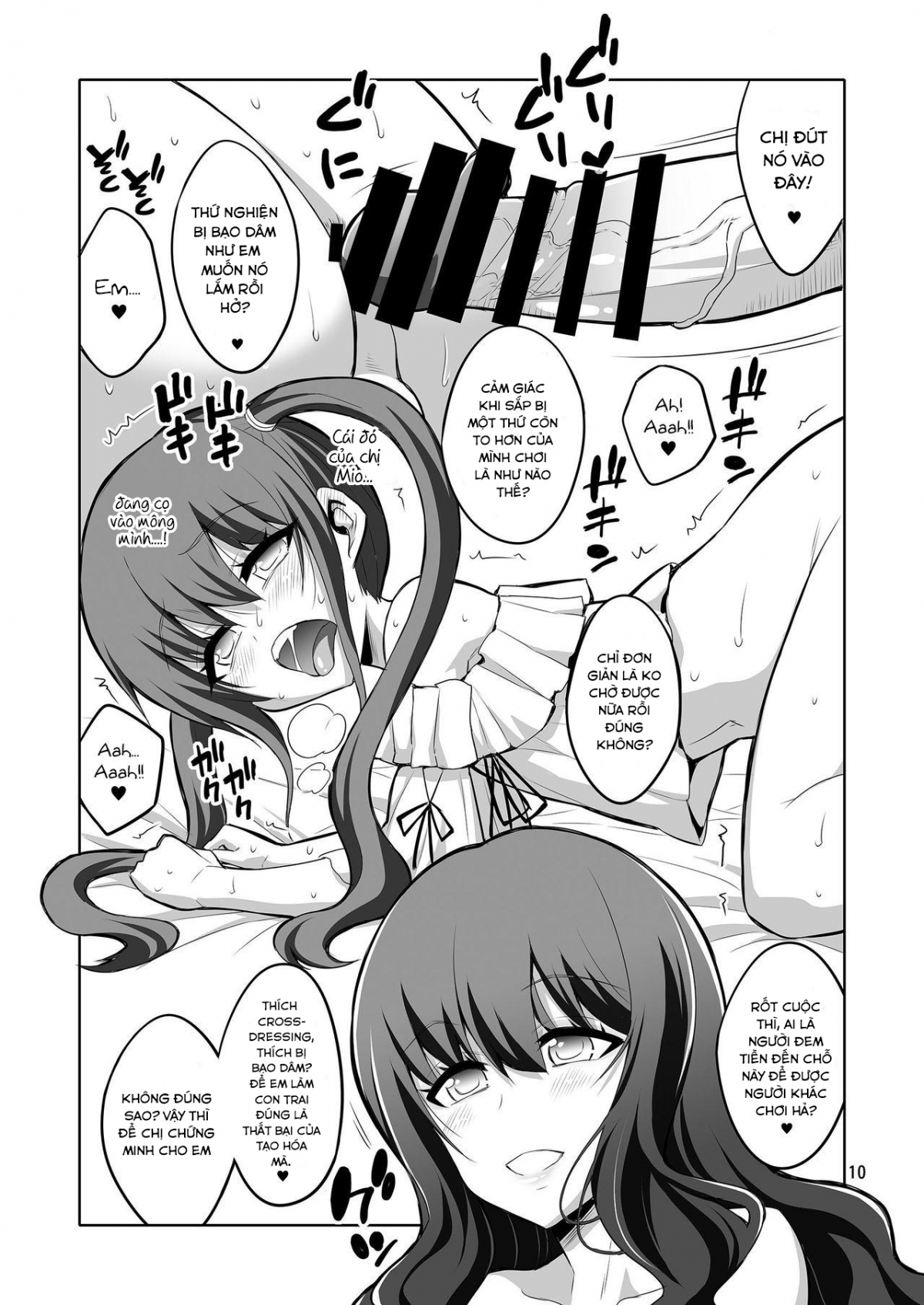 Đọc truyện hentai Futanari Onee-san x Otokonoko Gyaku Anal Fuuzoku Mesu Ochi Choukyou Oneshot