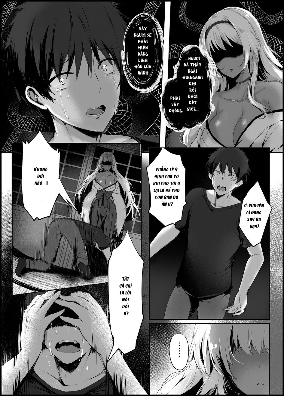 Đọc truyện hentai Hebigami no Miko Chap 1
