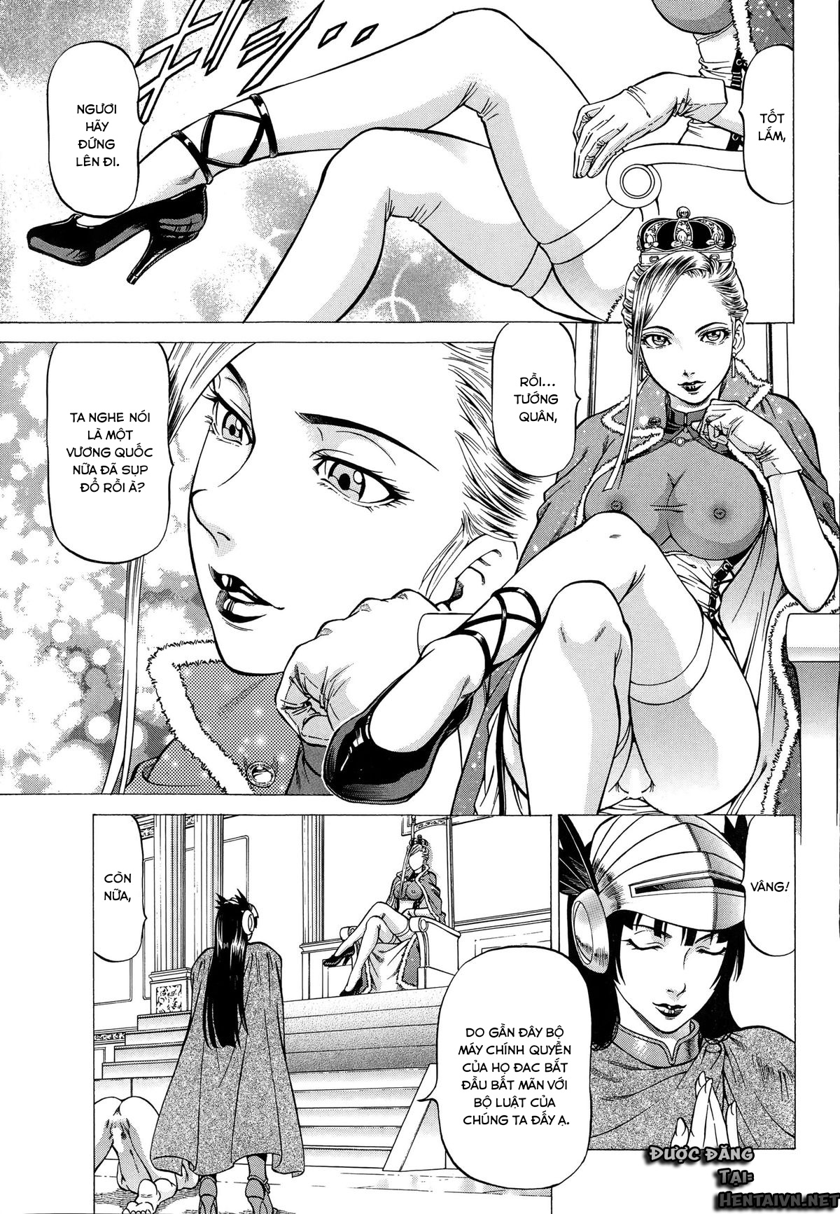 Đọc truyện hentai The Queen and Her Knight Chapter 001