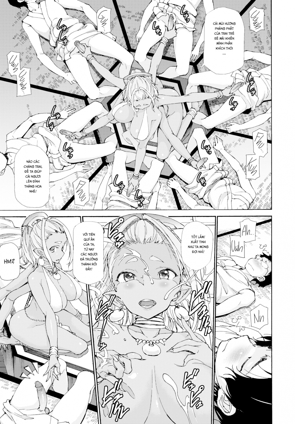 Đọc truyện hentai Vệ Thần Của Những Chàng Trai Tân! Oneshot