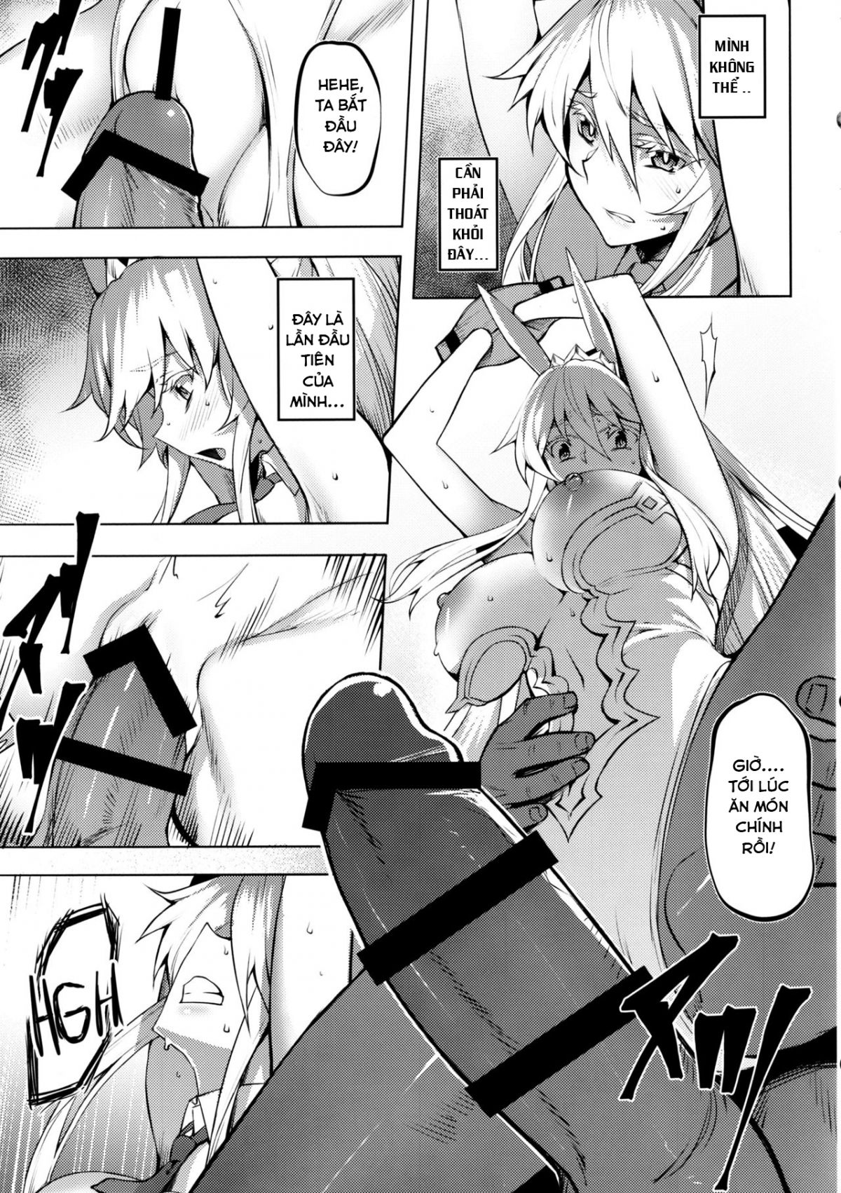 Đọc truyện hentai Eikou no Rakujitsu Oneshot