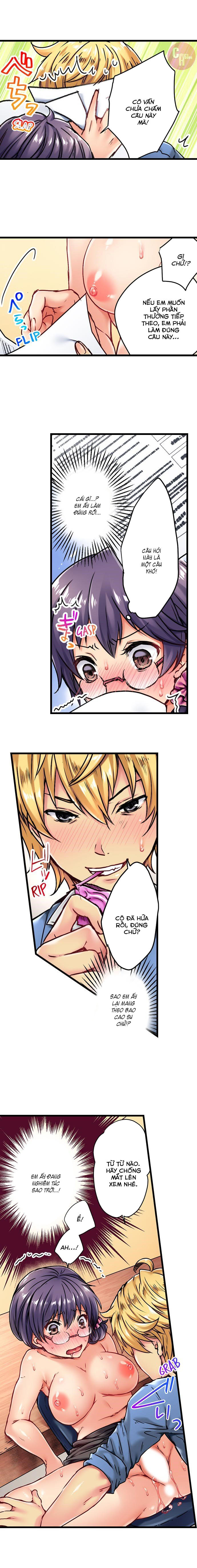 Đọc truyện hentai Thưởng cho học sinh bằng cách chịch! Chap 3: Làm tới
