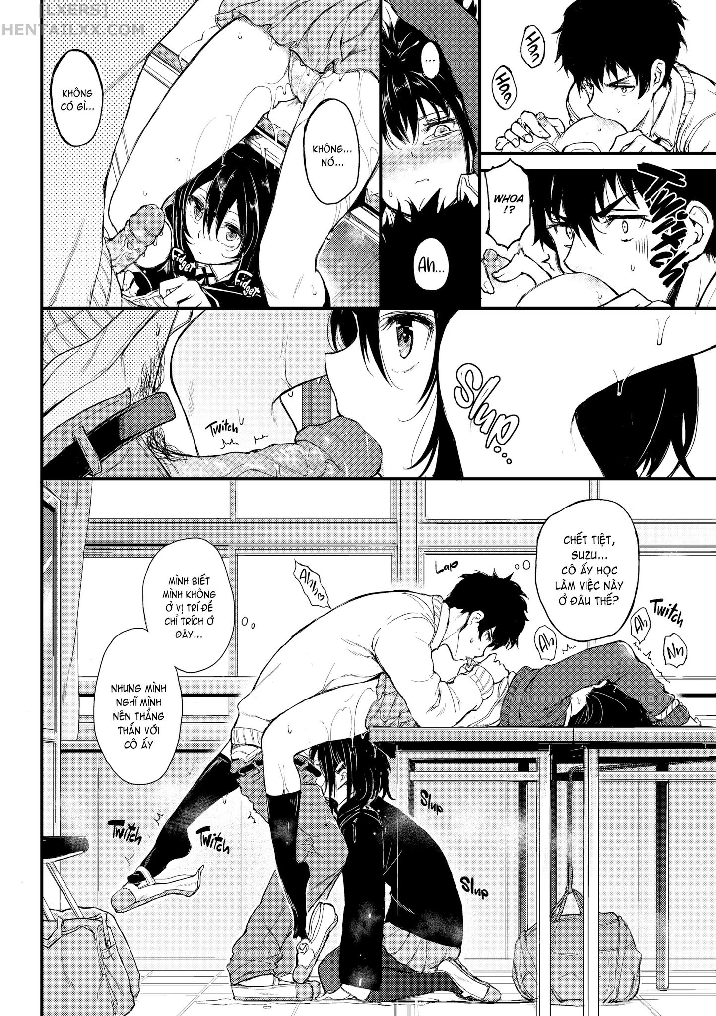 Đọc truyện hentai Lovely - Chap 1 - Climax Miki-chan + Kaede & Suzu