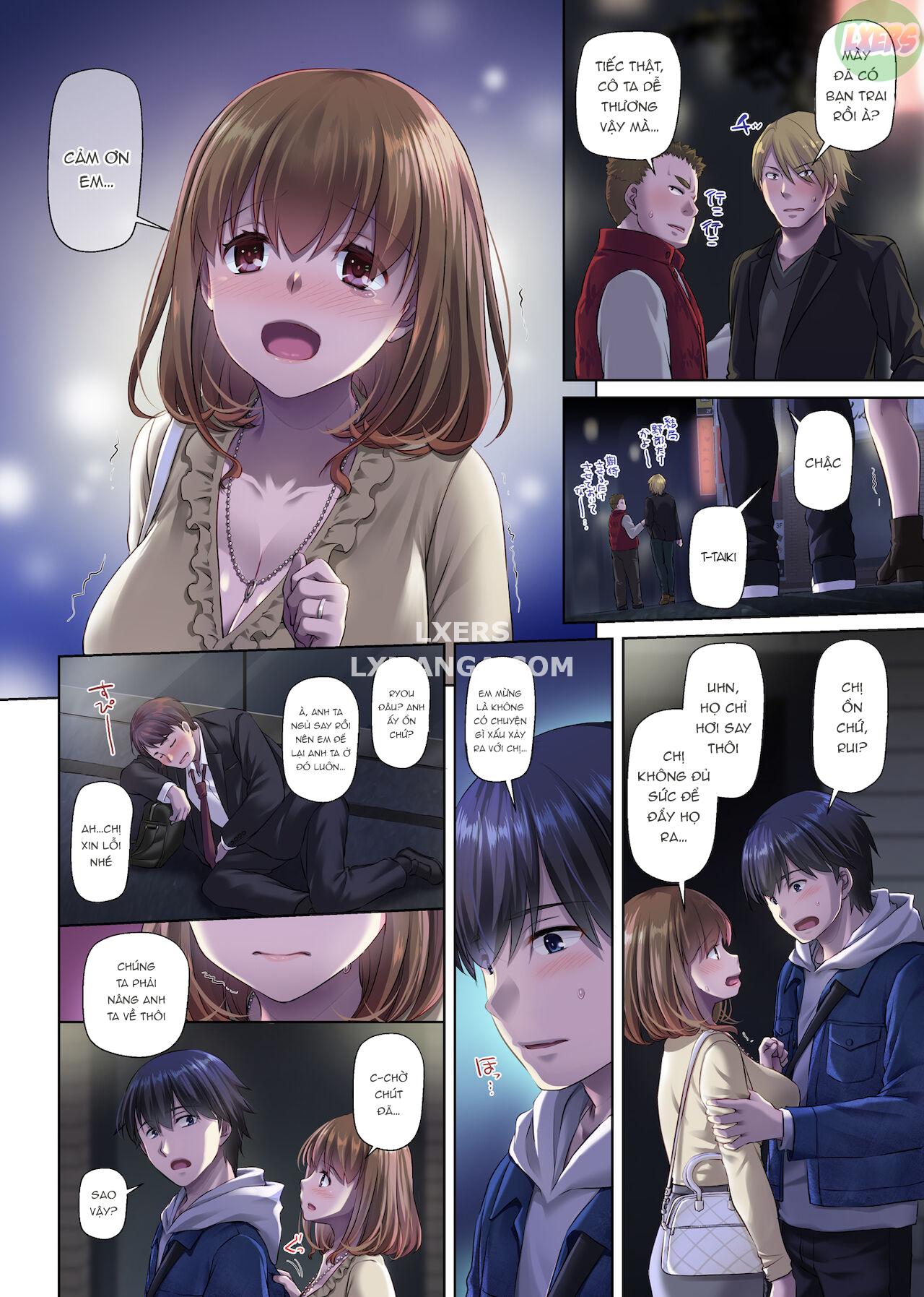 Đọc truyện hentai Hitozuma Osananajimi to Hitonatsu no Dekigoto Chap 3