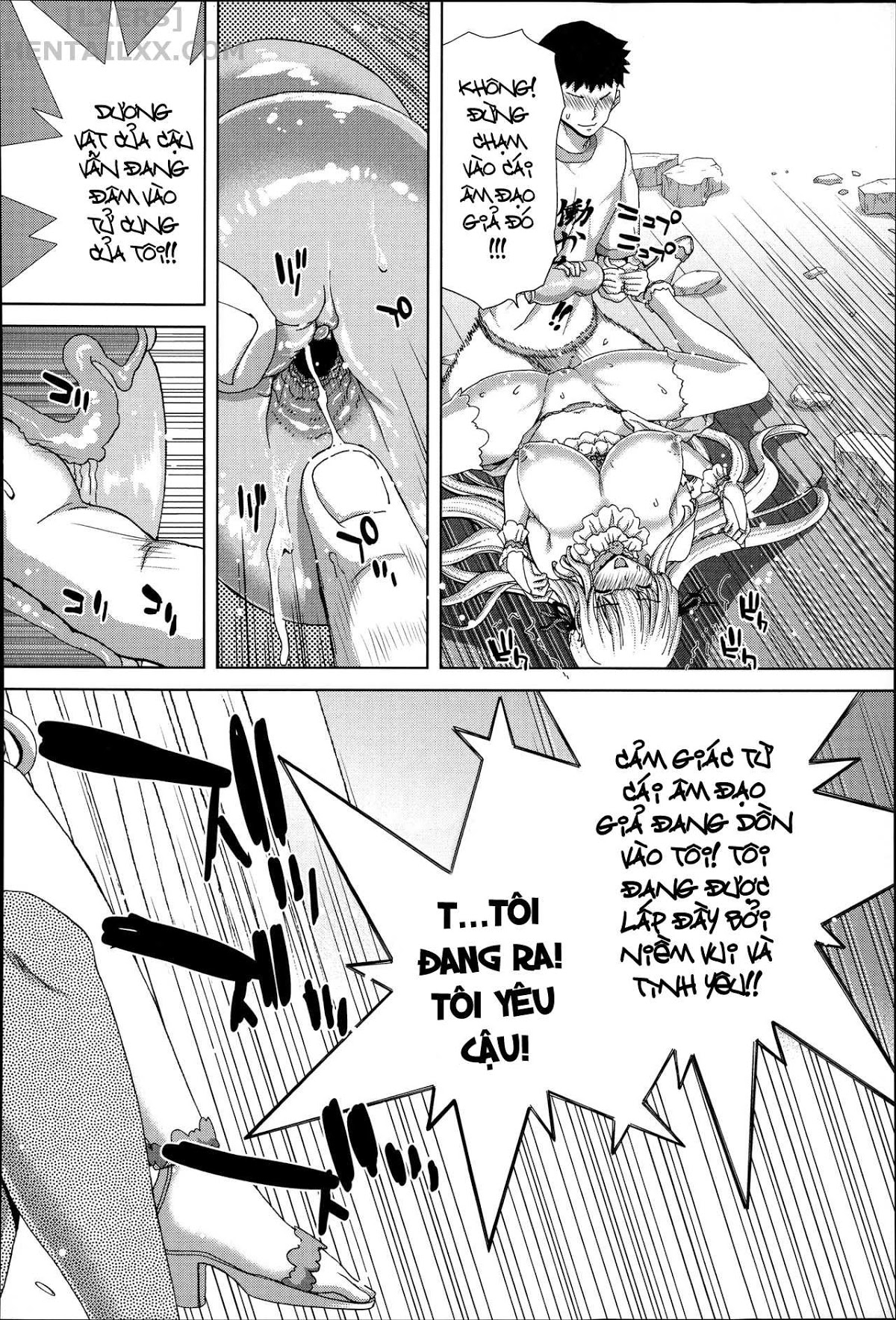 Đọc truyện hentai Mesuochi Z ~Kyousei Ninkatsu Haigou Zukan Chap 8