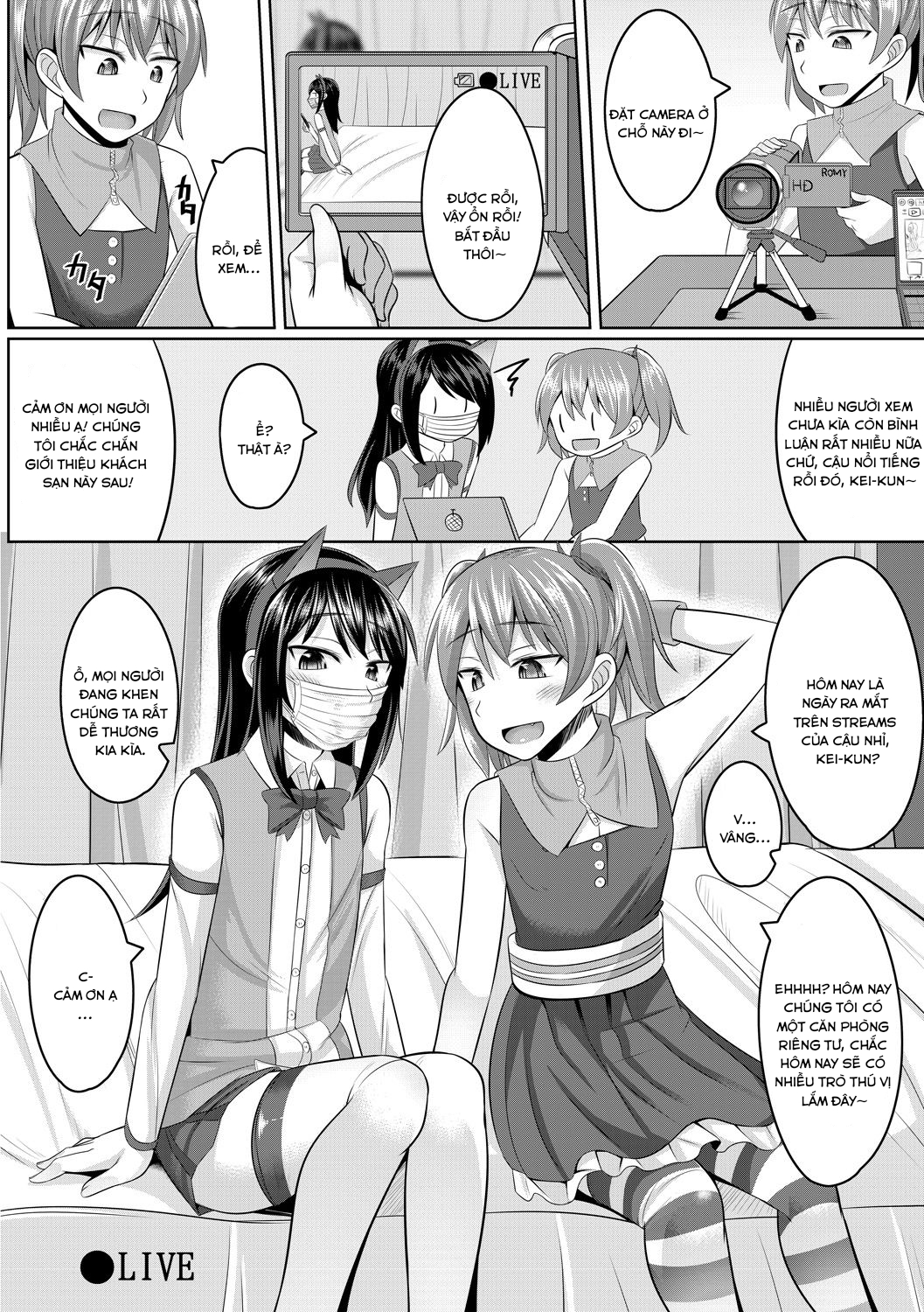 Đọc truyện hentai Cosplay Otokonoko-tachi ~ Ushiro no Ana ni Iretai Kankei Chap 1