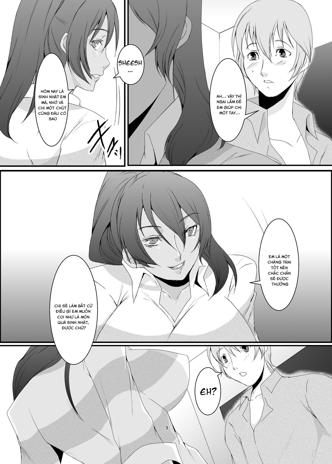 Đọc truyện hentai Oku-sama wa Moto Yariman Chap 1