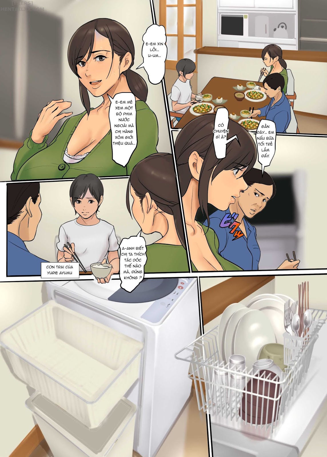 Đọc truyện hentai Ikenie no Haha 2-wa Oneshot