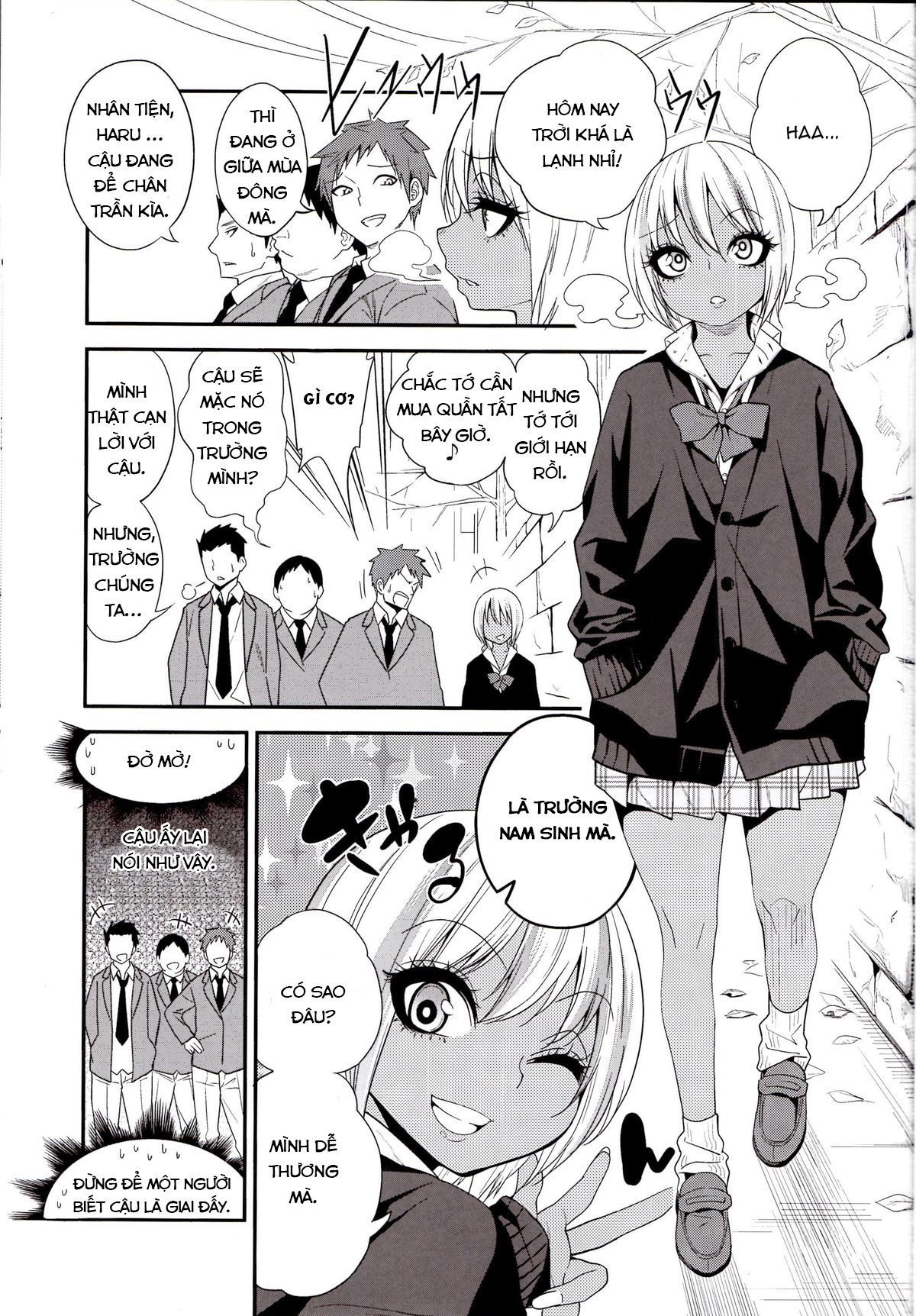 Đọc truyện hentai Cậu bé thích mặc đồng phục nữ sinh Oneshot (Trap)