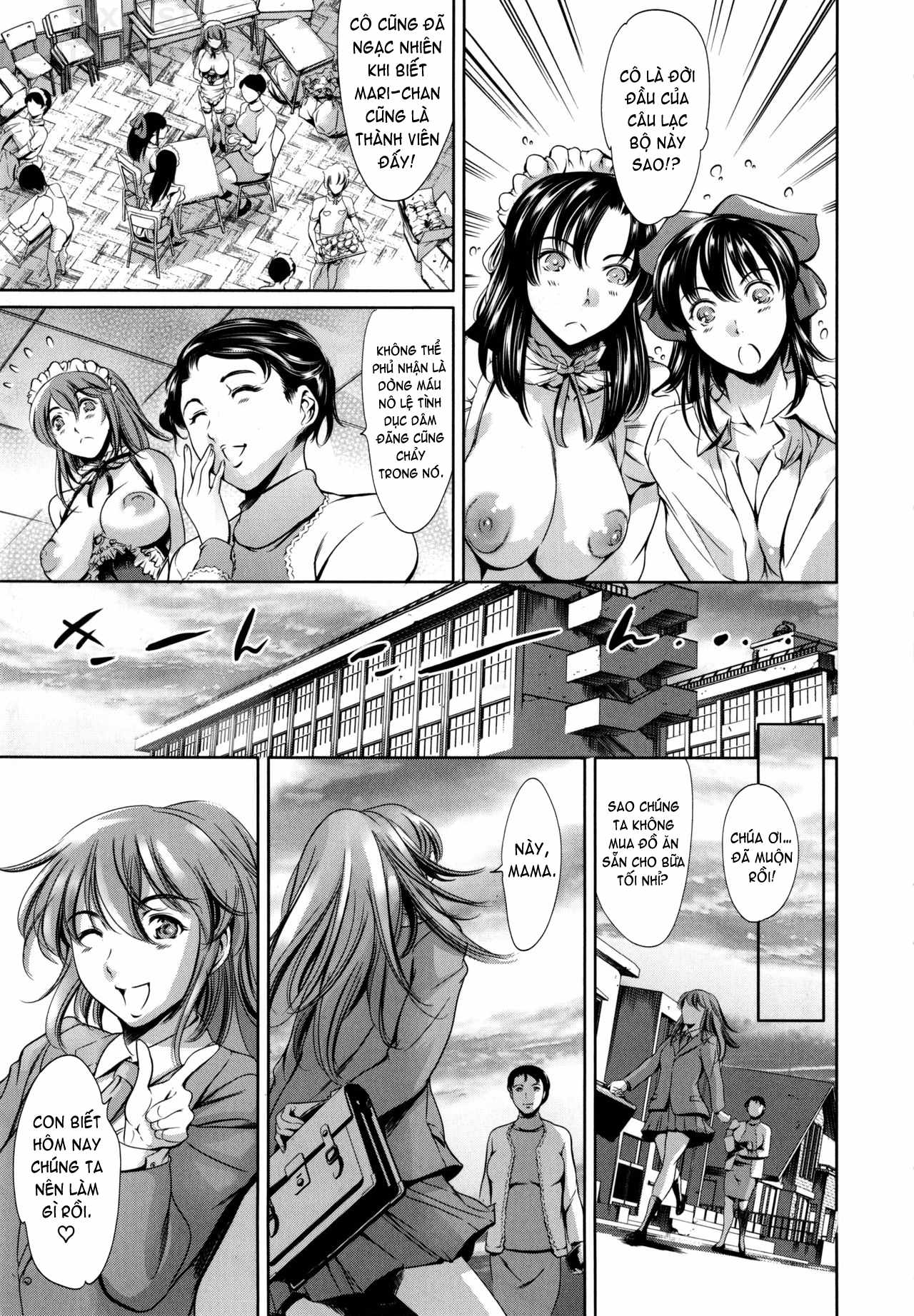 Đọc truyện hentai Houkago Dorei Club +1 Chap 8