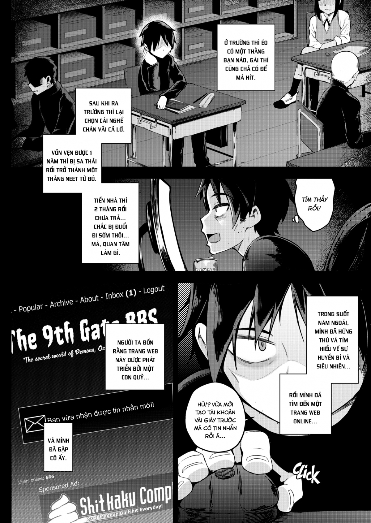 Đọc truyện hentai Lời tiên tri của HẮC NGUYỆT - Chap 1
