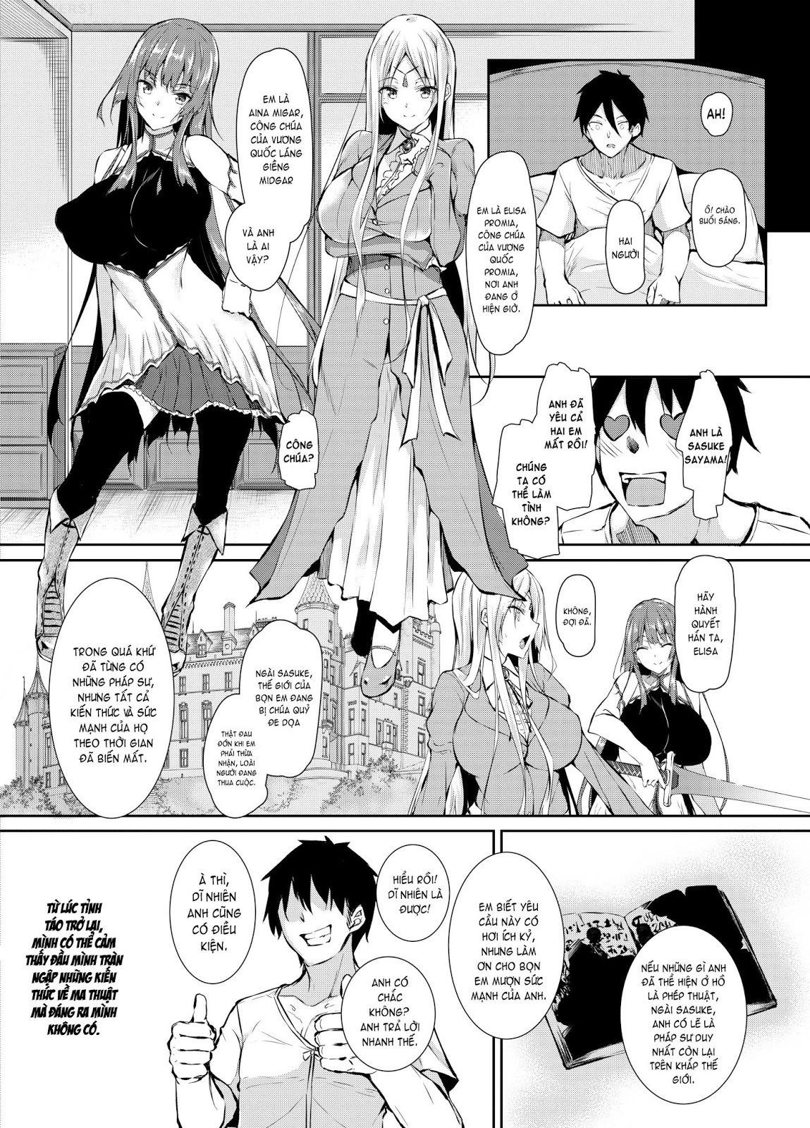 Đọc truyện hentai I Became a Mage in Another World Chap 1