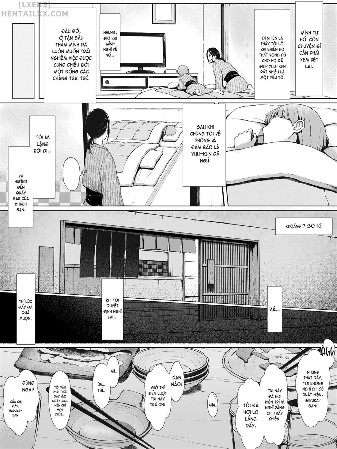 Đọc truyện hentai Hahagui Ottori Okaasan ga Toshishita Yarichin ni Nerawareru Toki Chap 1A