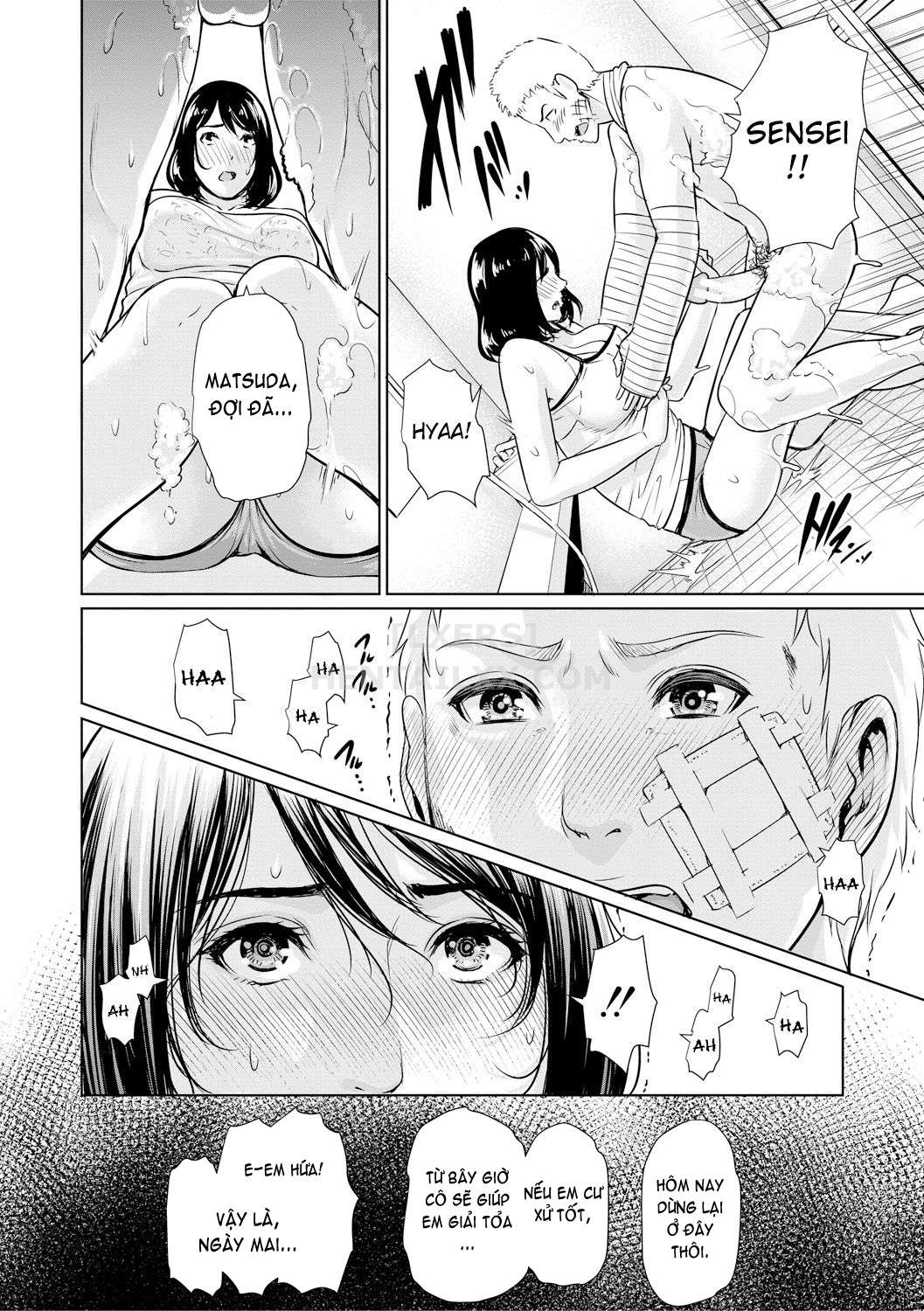 Đọc truyện hentai Sensei wa Seiyoku o Osaerarenai Chap 5 Kaede senseis Full body therapy