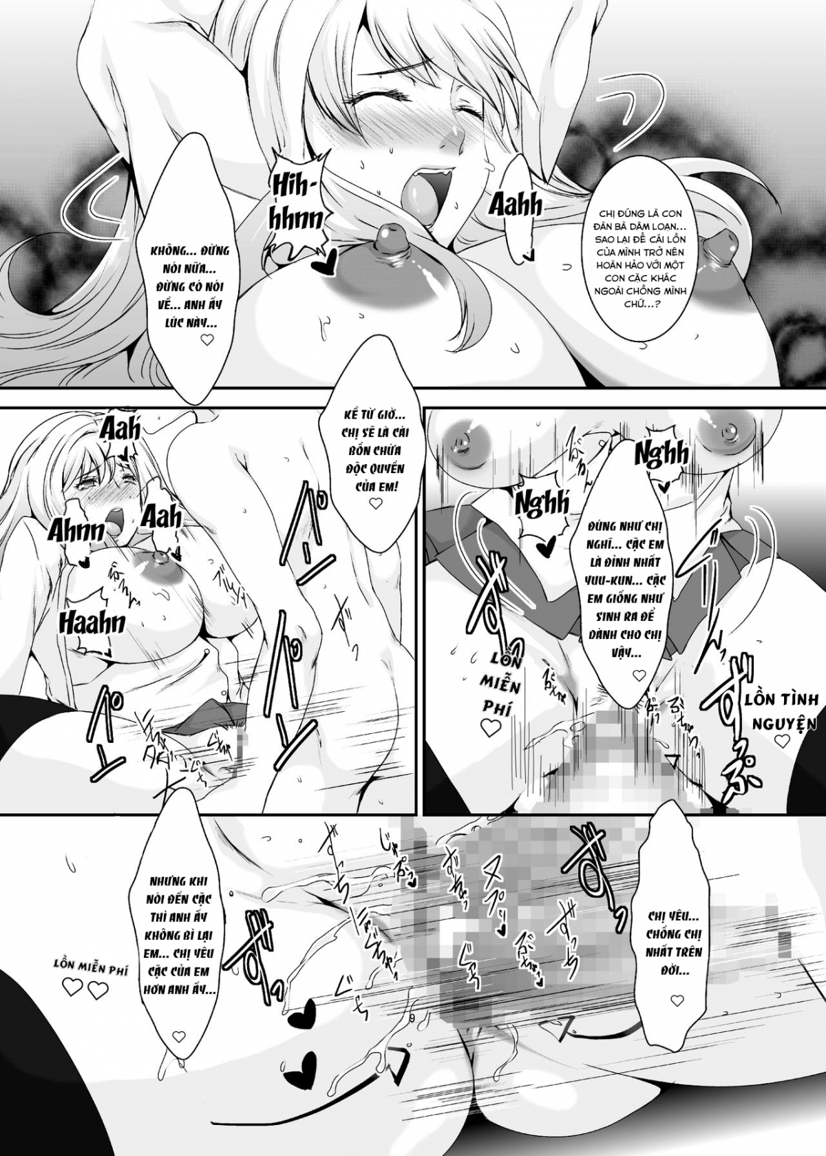 Đọc truyện hentai Oku-sama wa Moto Yariman Chap 4