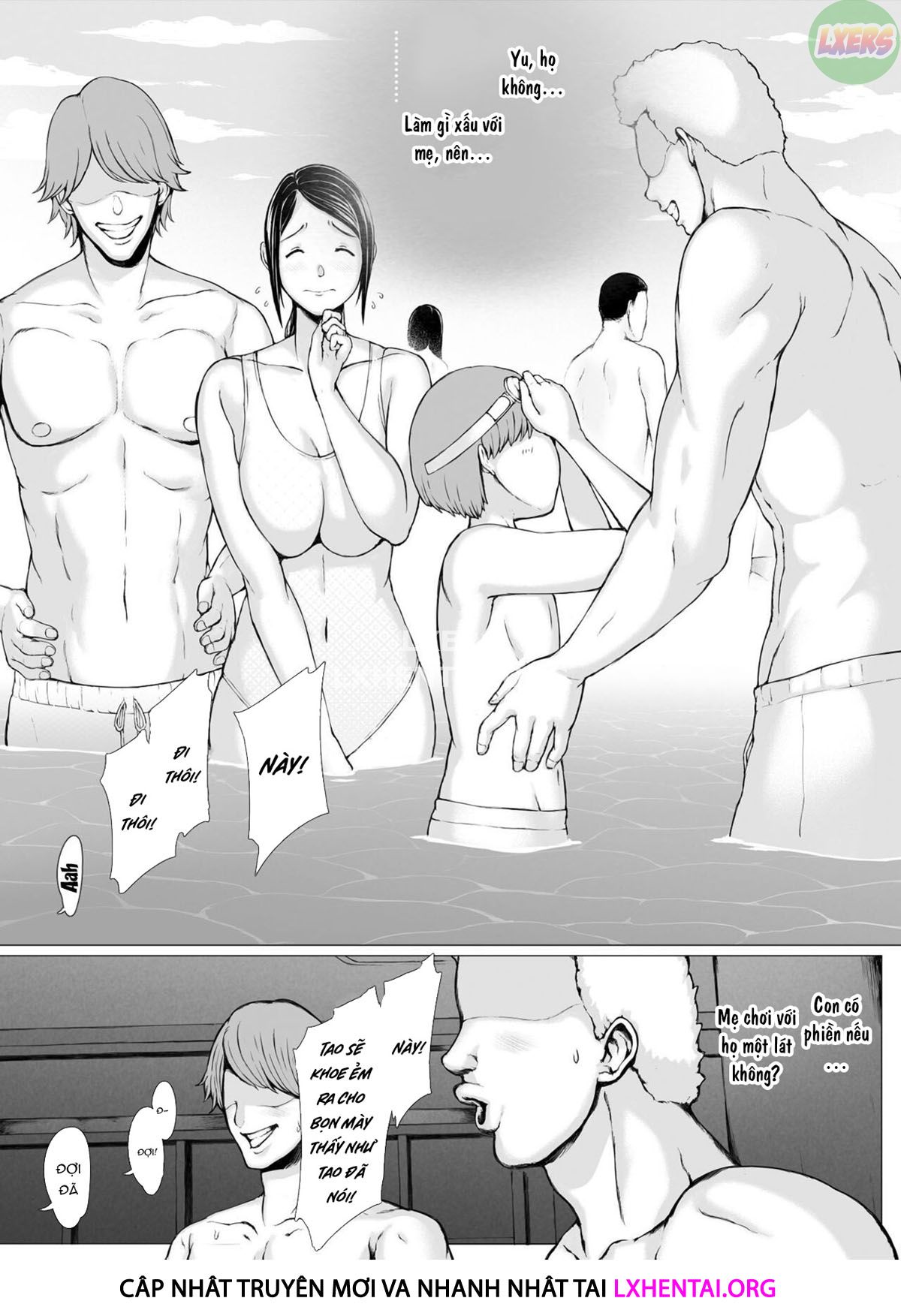 Đọc truyện hentai Hahagui Ottori Okaasan ga Toshishita Yarichin ni Nerawareru Toki Chap 3A