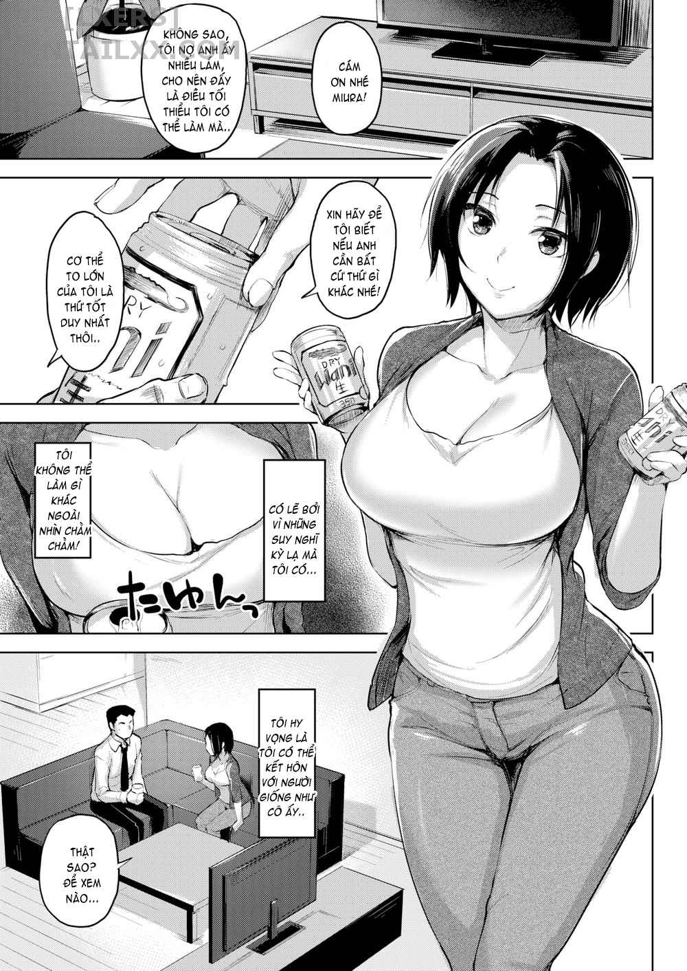 Đọc truyện hentai Yawahada Ecchi Make Love With Tender Skin (Trọn bộ) Chap 7: Troublesome Temptation