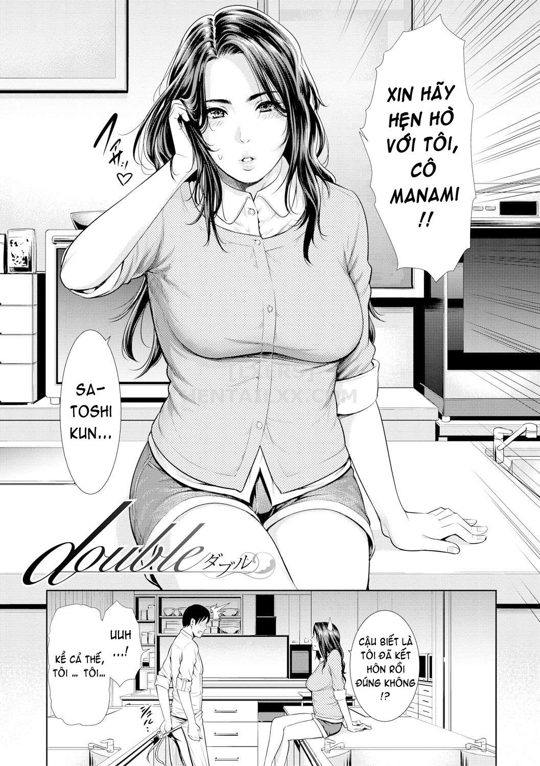Đọc truyện hentai Sensei wa Seiyoku o Osaerarenai Chap 6 Double