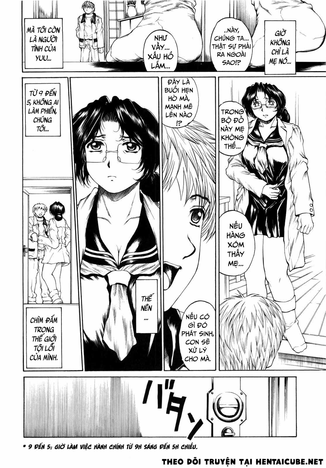 Đọc truyện hentai 9-Ji Kara 5-ji Made no Koibito Chap 3.5