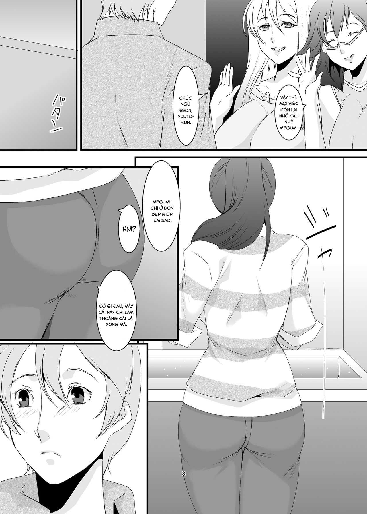 Đọc truyện hentai Oku-sama wa Moto Yariman Chap 1