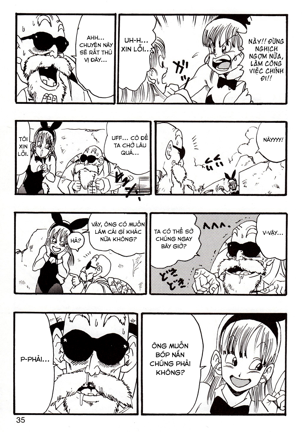 Đọc truyện hentai Những câu chuyện xấu hổ của Bulma Chap 3 End rồi