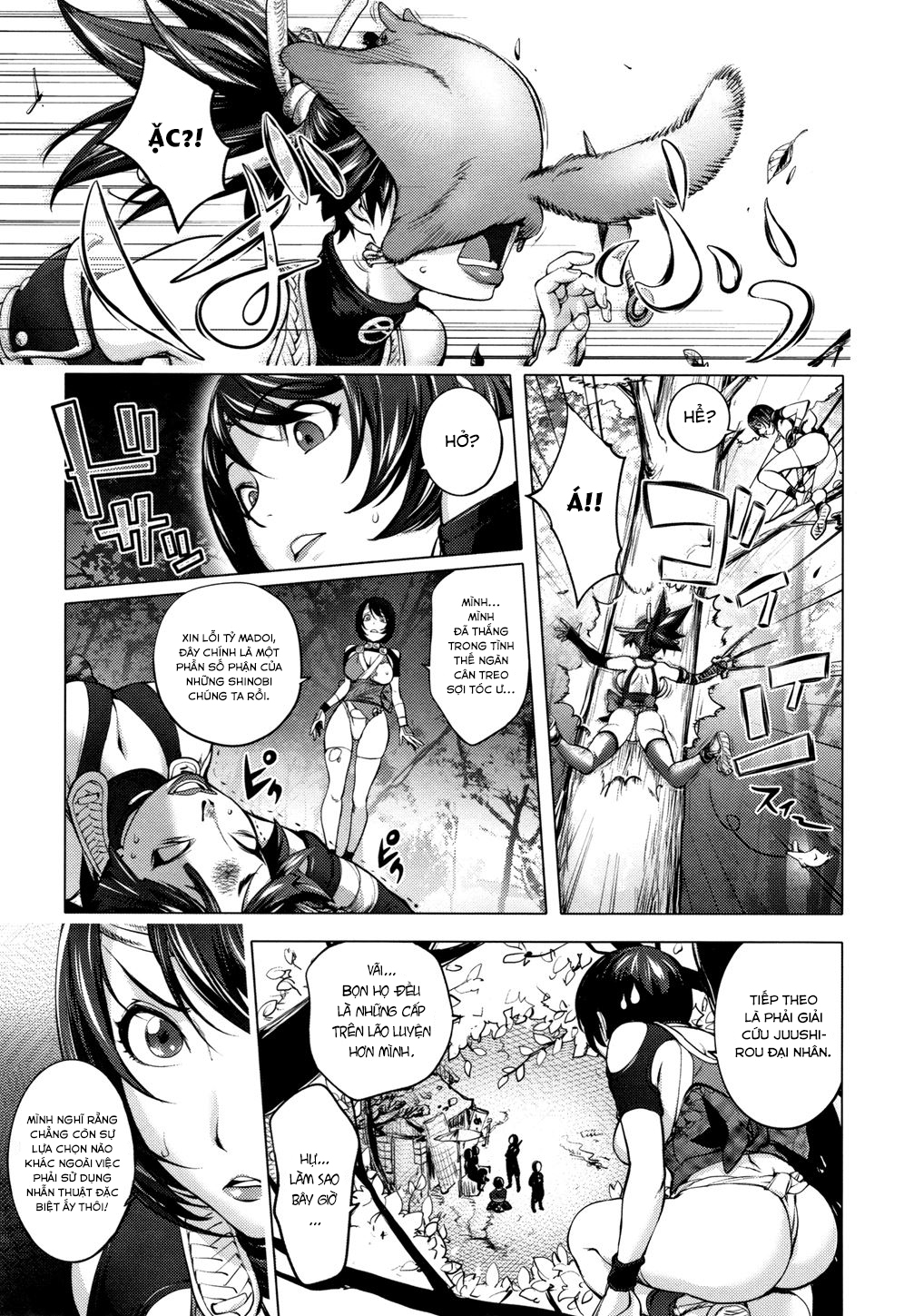 Đọc truyện hentai Nàng Kunoichi ngơ ngác Chap 3 Sự cố phục thù