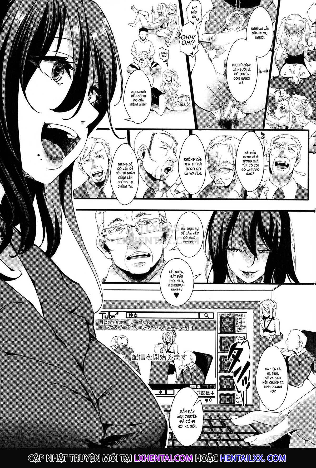 Đọc truyện hentai Mesu Ana Muhou Chitai Muyou No Chitsu-Nai-Dashi Choueki Chap 8 END