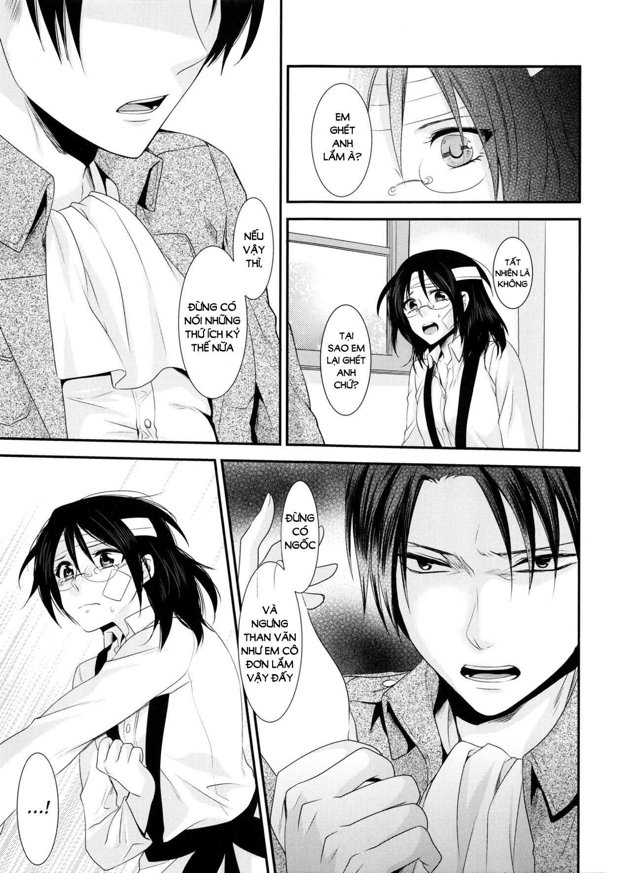 Đọc truyện hentai Kiss me once again (Shingeki no Kyojin) Chap 5
