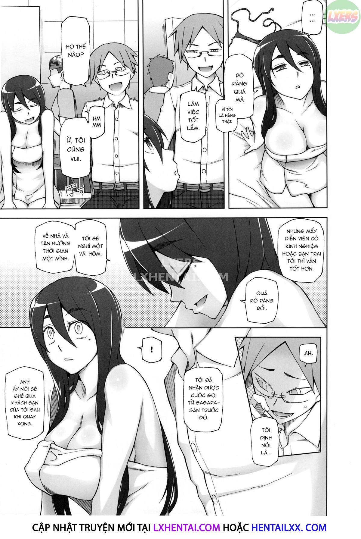 Đọc truyện hentai Kanojo Wa Chou Yuumei Geinoujin... Soshite Boku Ni Naisho De AV Joyuu Satomi-Satona Gojitsudan Chap 3