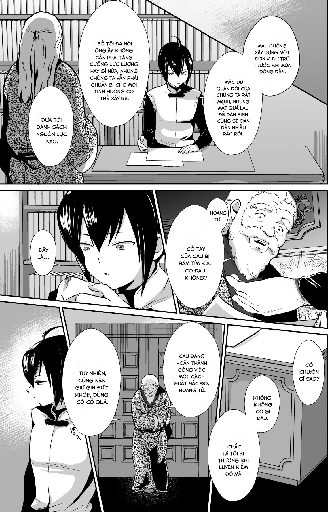 Đọc truyện hentai Kawaisou na Ouji-sama wa Warui Mahou de Oshiro no Mesu Benki ni Sarete Shimaimashita Chap 2