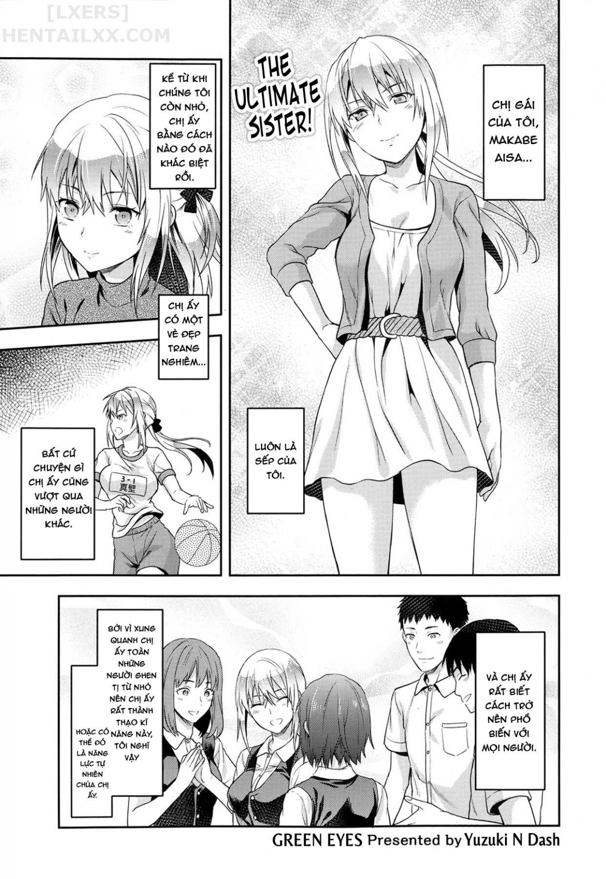 Đọc truyện hentai Ane Kyun! ~My Sweet Sweet Elder Sister~ Chap 4 Green Eyes