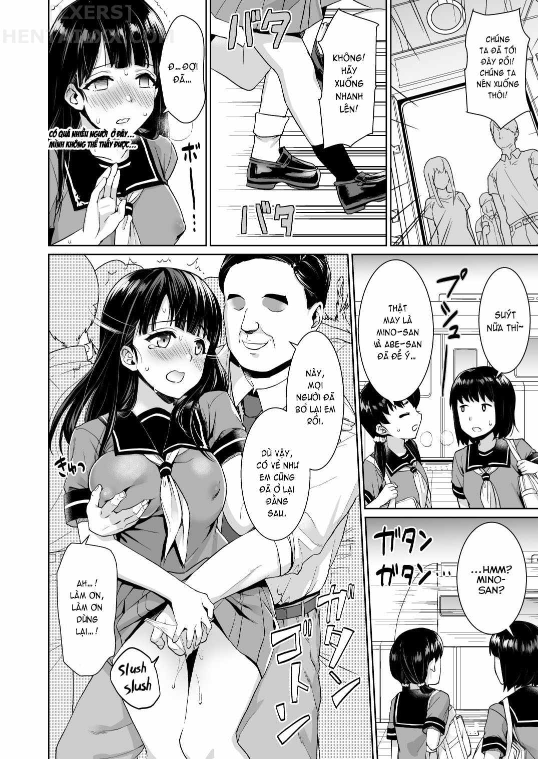 Đọc truyện hentai Iya Da To Ienai Jimikei Shoujo Chap 4 To Chikan Densha