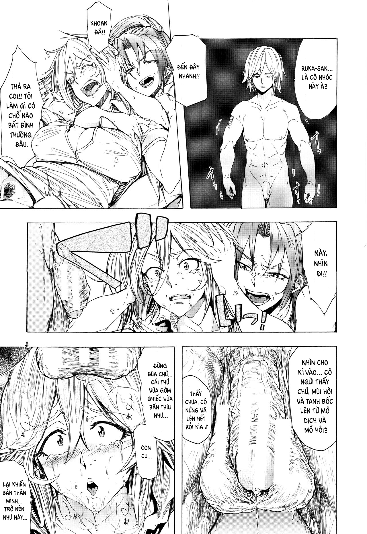 Đọc truyện hentai Juurin no Ame Chap 4.1