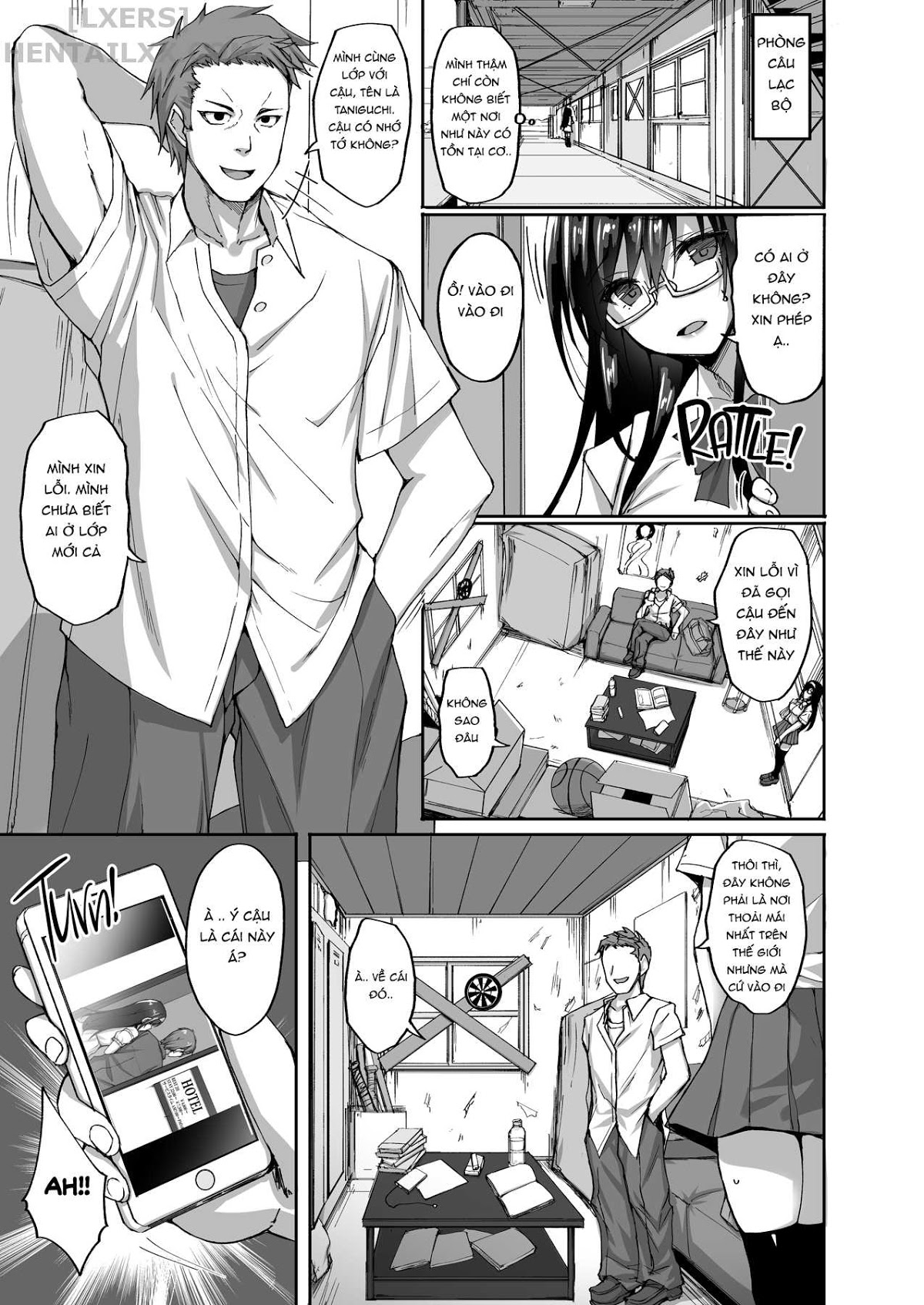 Đọc truyện hentai Netorare Kouhai Kanojo Chap 1 Taken and Fucked Behind His Back