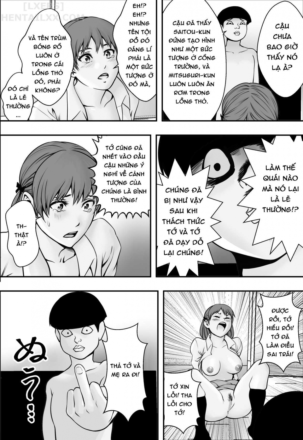 Đọc truyện hentai Mẹ thành chó, con gái thành chậu hoa. Oneshot