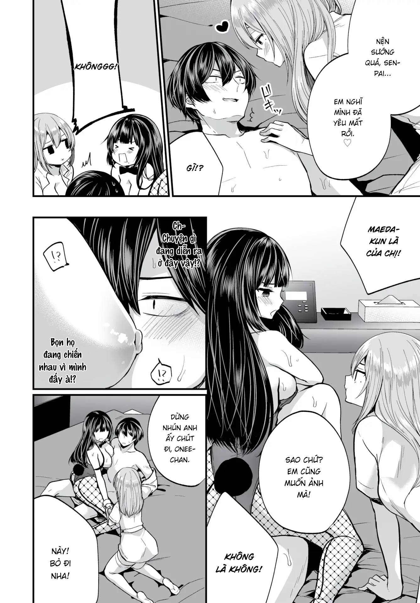 Đọc truyện hentai Gái Ngoan Lớp Tôi Hoá Ra Lại Là Dâm Nữ!? Chap 8 Chị Chị Em Em