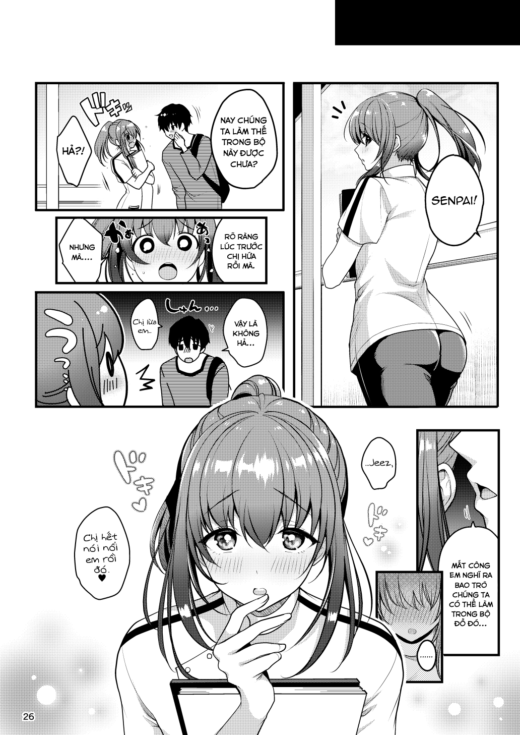 Đọc truyện hentai Senpai no Oppai Chap 3