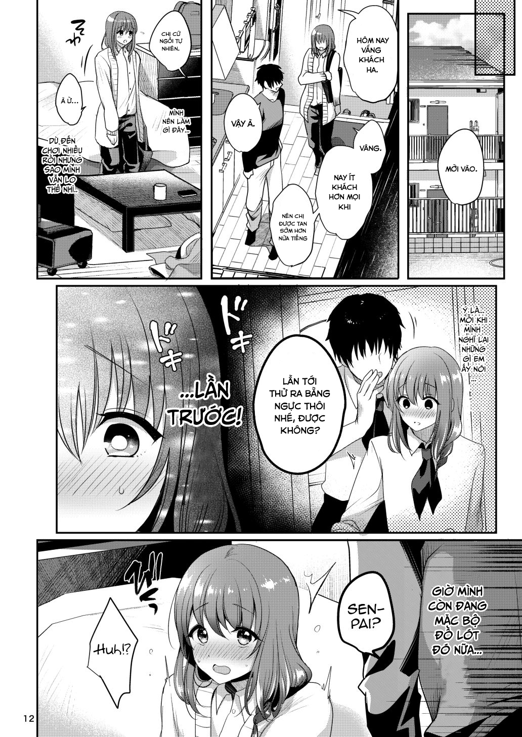 Đọc truyện hentai Senpai no Oppai Chap 2