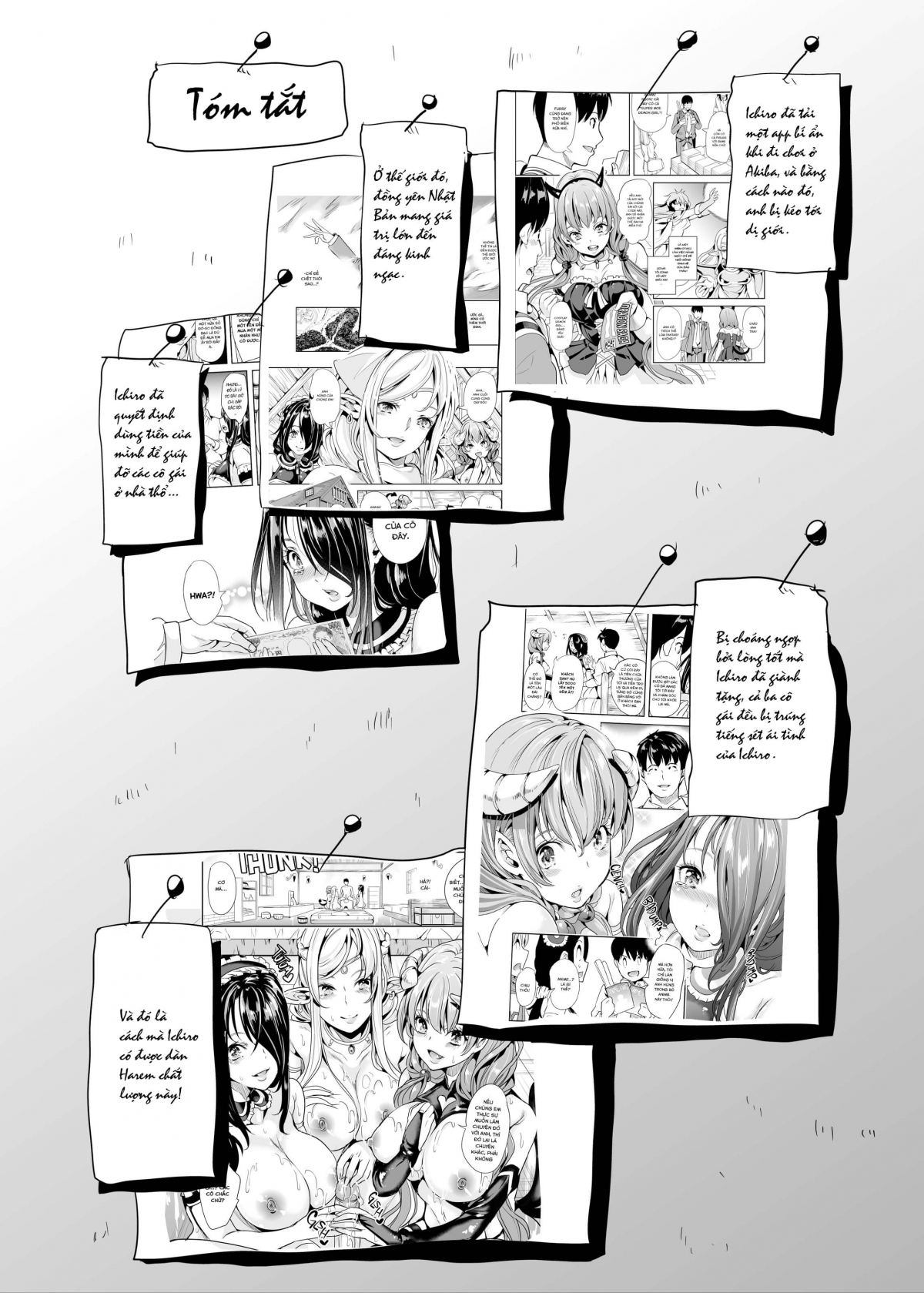 Đọc truyện hentai Dàn Harem tại dị giới Chap 2(A)