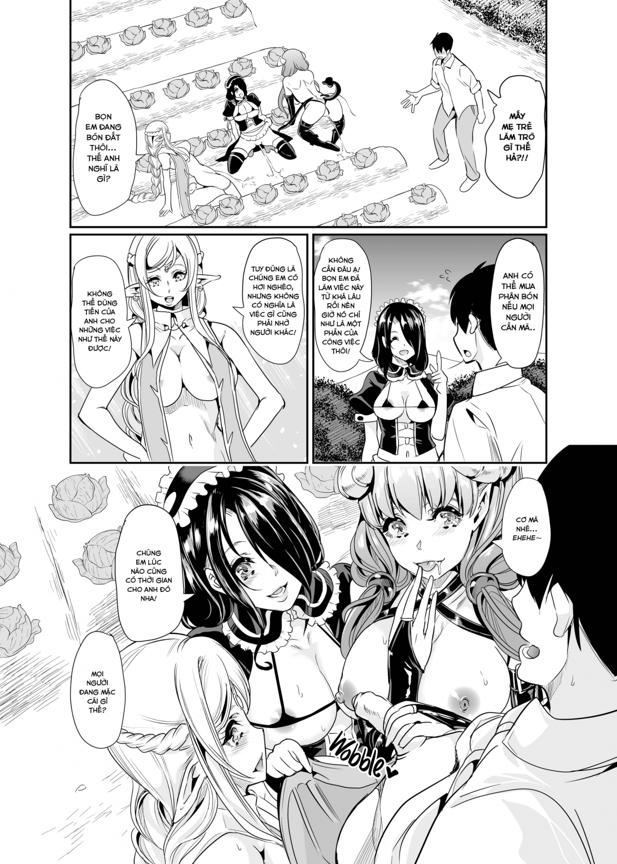 Đọc truyện hentai Dàn Harem tại dị giới Chap 2(A)