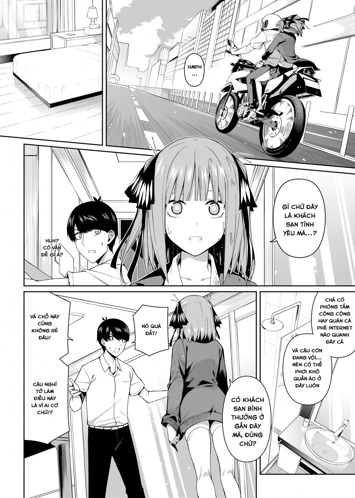 Đọc truyện hentai Nibun no Yuudou (Gotoubun no Hanayome) - Oneshot