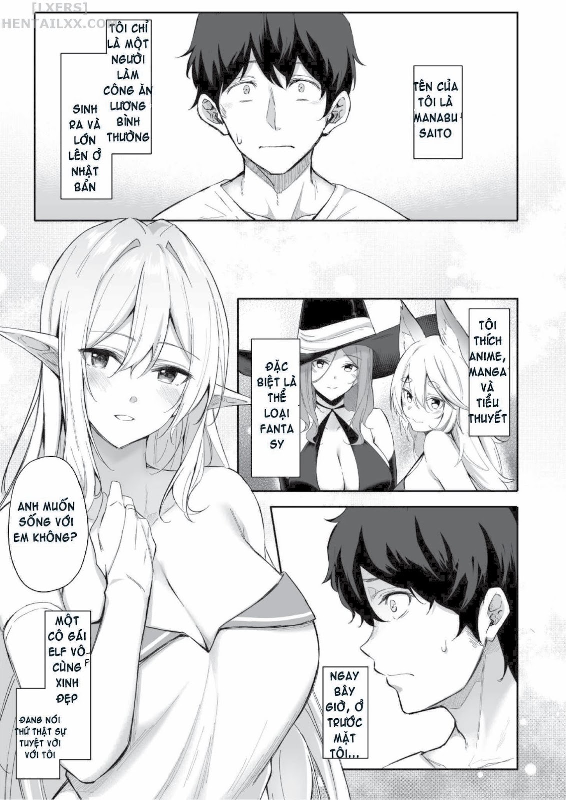 Đọc truyện hentai Chuyển sinh - Thích chị Elf phải không? - Chap 1 - Có che