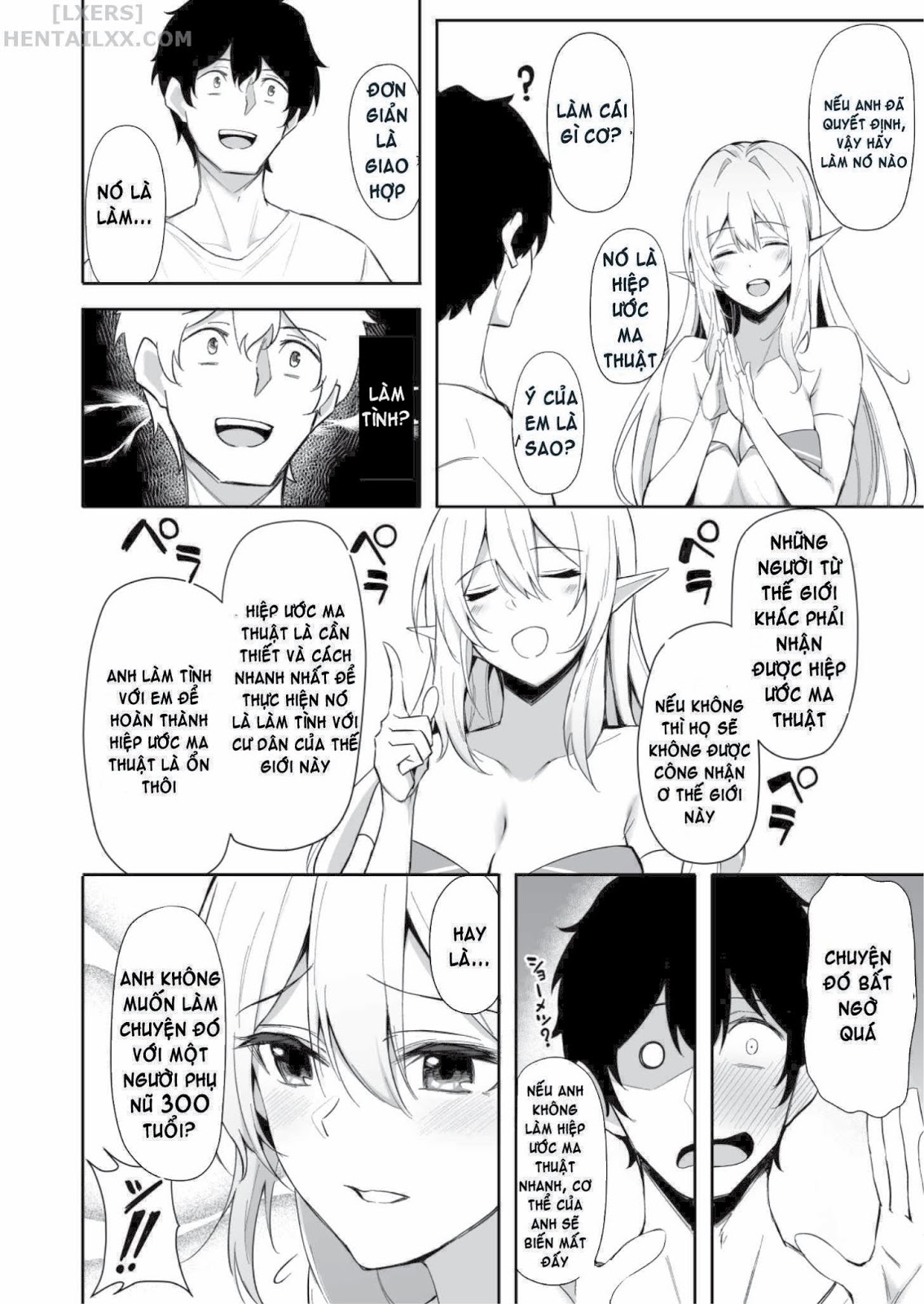 Đọc truyện hentai Chuyển sinh - Thích chị Elf phải không? - Chap 1 - Có che