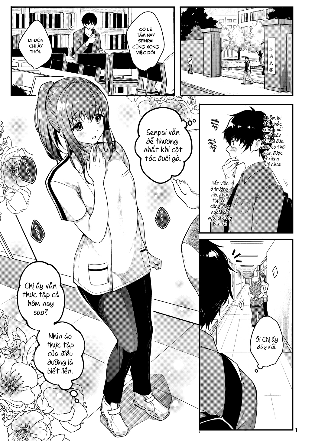 Đọc truyện hentai Senpai no Oppai Chap 3
