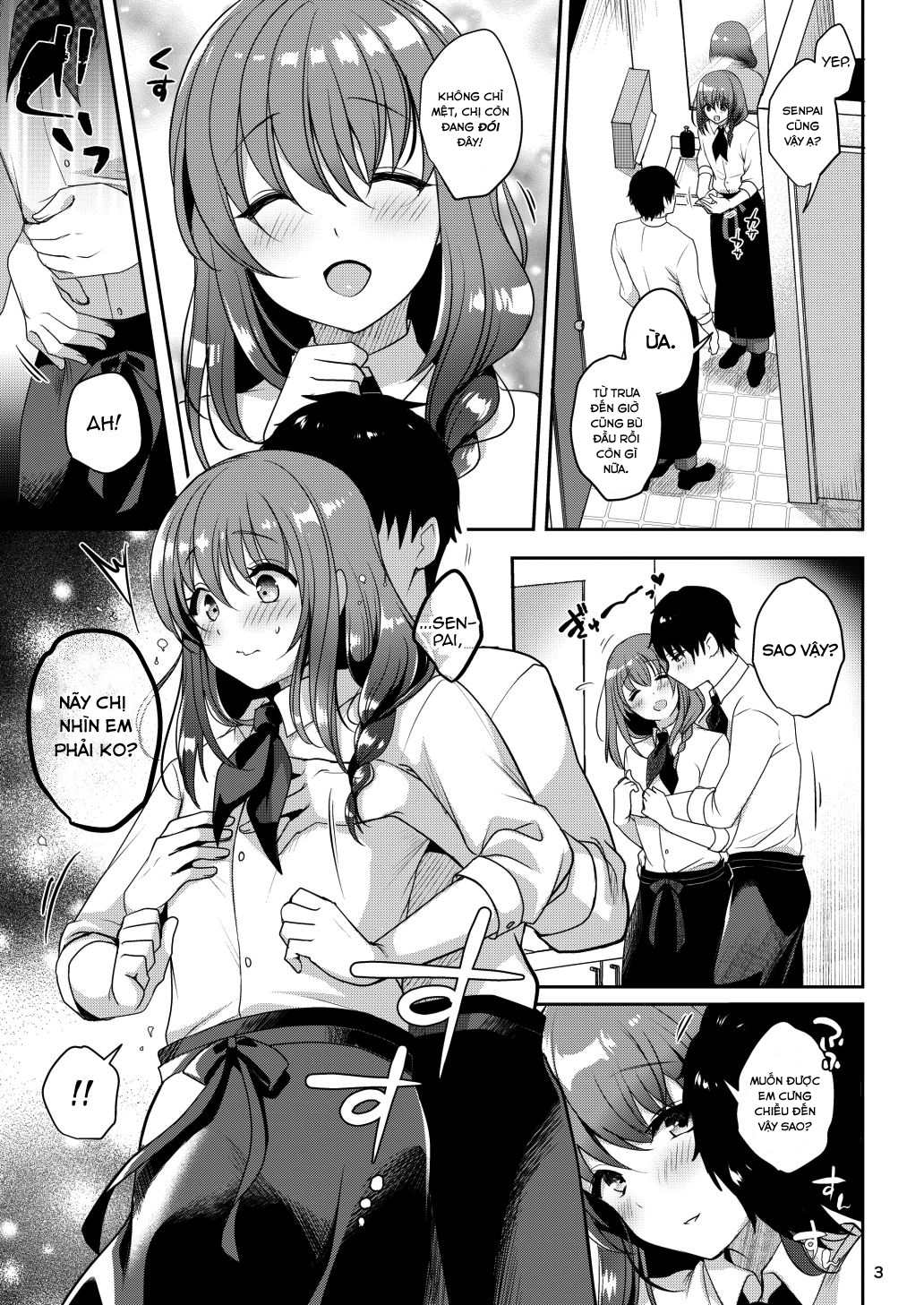 Đọc truyện hentai Senpai no Oppai Chap 1
