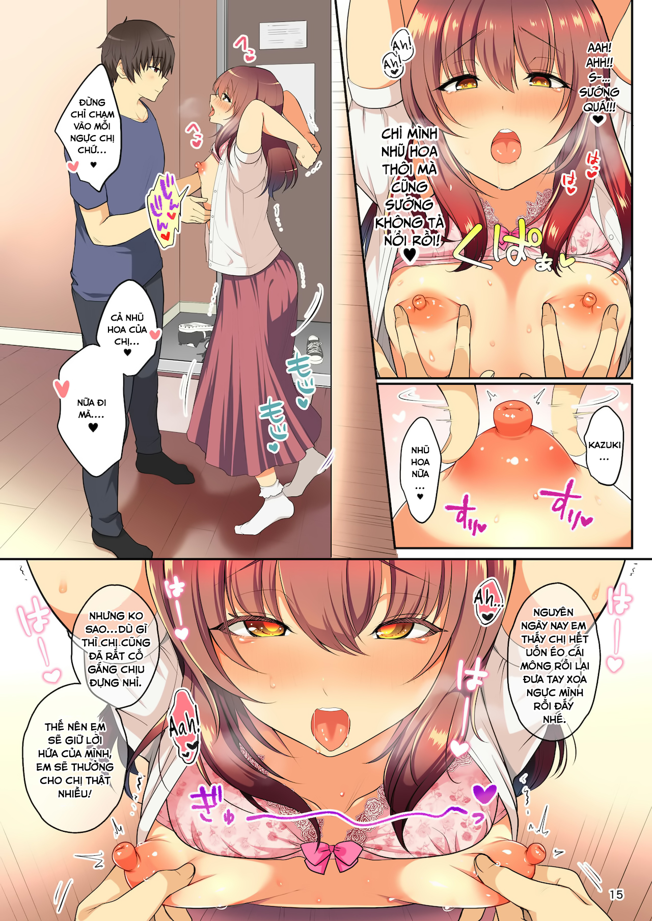 Đọc truyện hentai Senpai no Oppai Chap 4