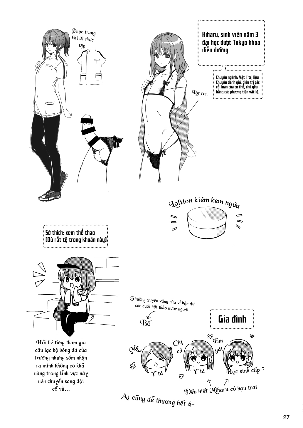 Đọc truyện hentai Senpai no Oppai Chap 3