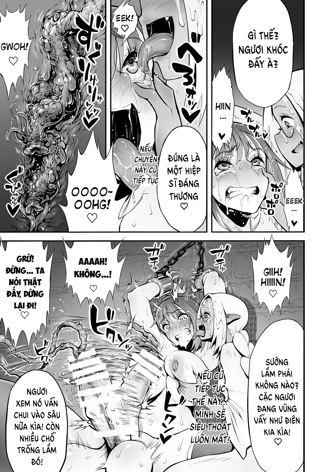 Đọc truyện hentai Futanari Chinpo ni Shokushu Sanran - Oneshot
