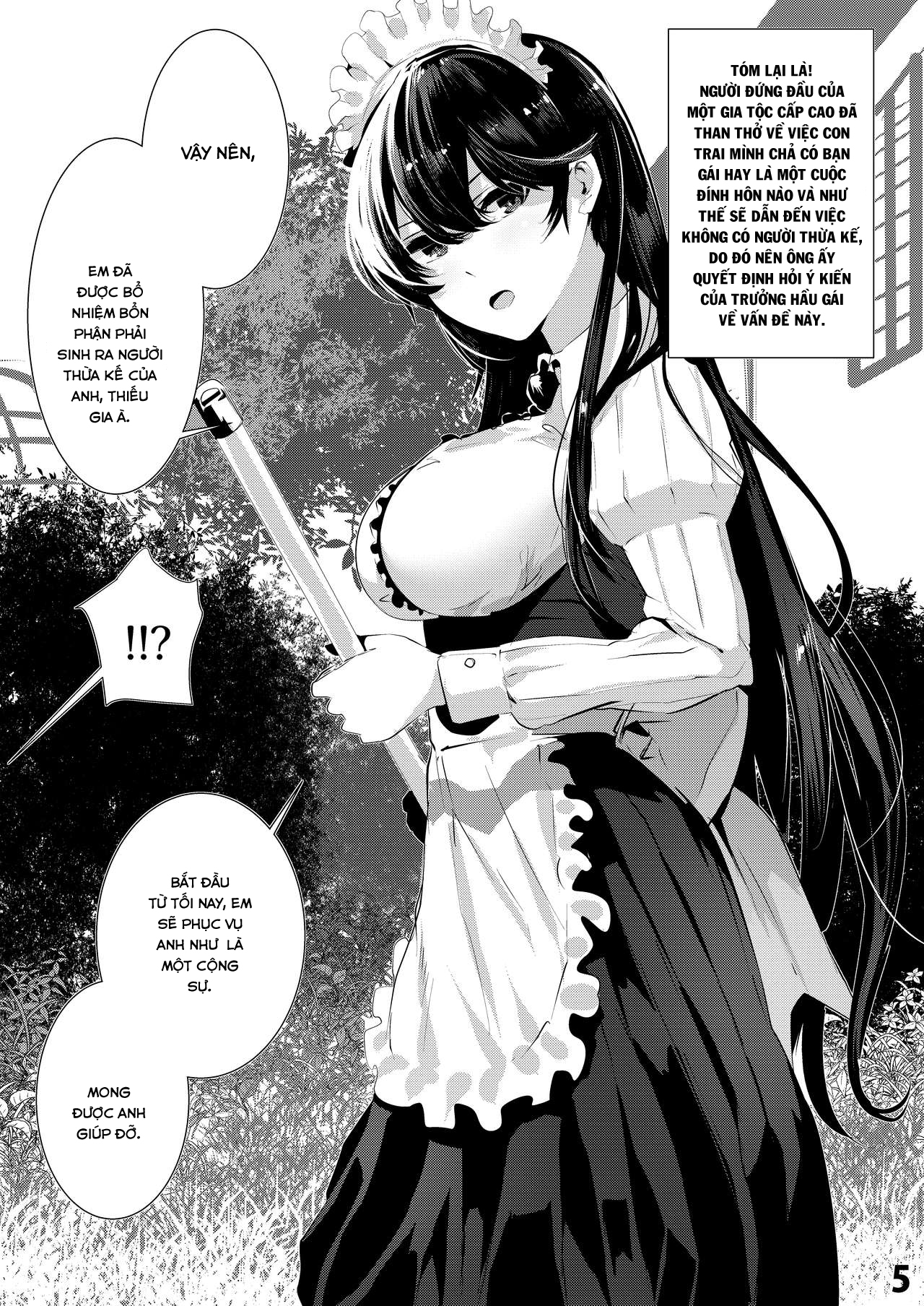Đọc truyện hentai Maguro Maid to Shikotama Ecchi Oneshot