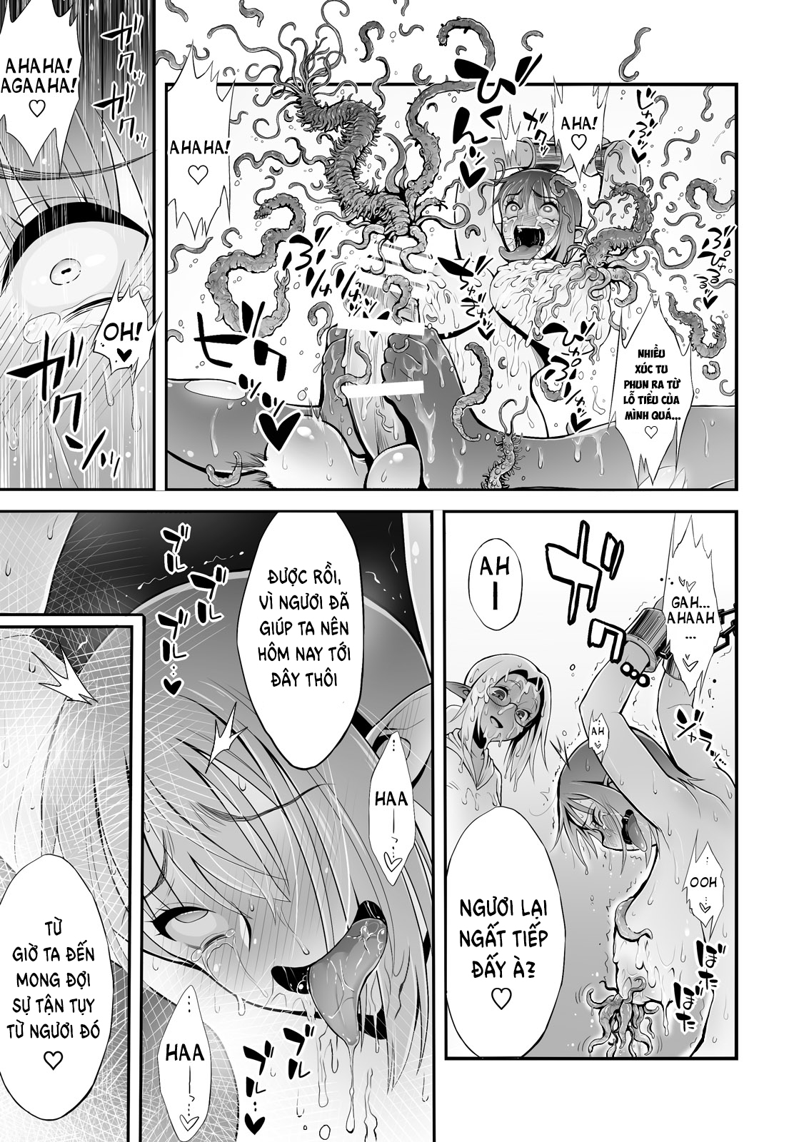 Đọc truyện hentai Futanari Chinpo ni Shokushu Sanran - Oneshot